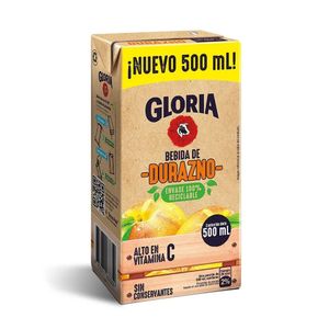 Bebida de Durazno GLORIA Caja 500ml