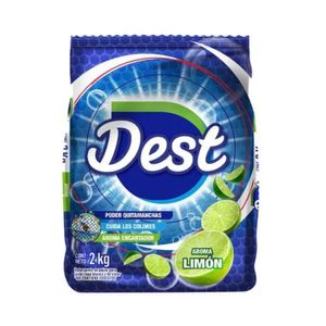 Detergente en Polvo DEST Limón Bolsa 2Kg