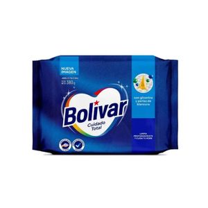 Jabón Para Ropa BOLIVAR Barra Cuidado Total Pack 380gr