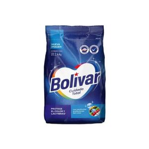 Detergente en Polvo BOLIVAR Cuidado Total Bolsa 2.4Kg