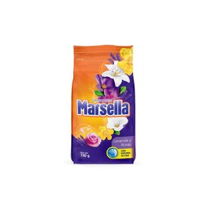 Detergente en Polvo MARSELLA Pétalos Relajantes Bolsa 730gr