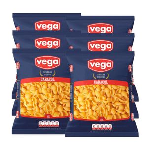 Fideos Caracol Rayado VEGA Bolsa 250g x6u