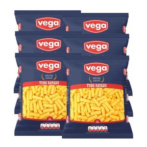 Fideos Tubo Rayado VEGA Bolsa 250g x6u