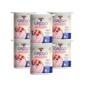 Yogurt Griego GLORIA Frutos Rojos Vaso 120g x6u