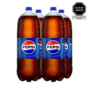 Gaseosa PEPSI COLA Botella 3L Pack 4u