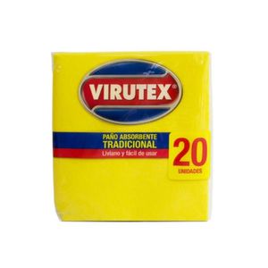 Paño Absorbente Tradicional VIRUTEX Paquete 20u