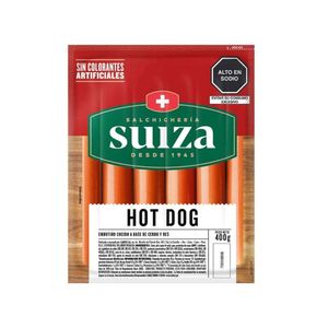 Hot Dog SUIZA Paquete 400gr