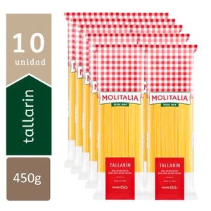Tallarín MOLITALIA Bolsa 450gr x10u