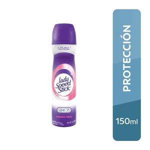 Desodorante en Aerosol para Mujer LADY SPEED STICK Powder Fresh Frasco 150ml