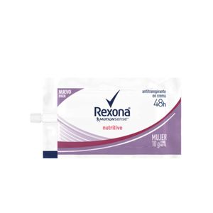 Desodorante para mujer REXONA Care Nutritive Crema Sachet 10g