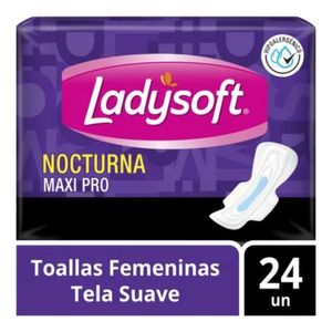 Toallas Higiénicas LADYSOFT Maxi Pro Paquete 24u