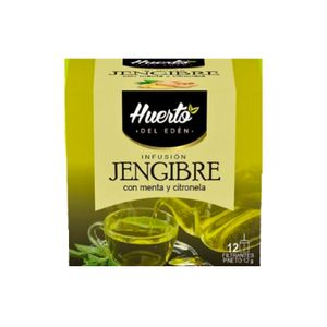 Infusión HUERTO DEL EDEN Mix Jengibre Caja 12u