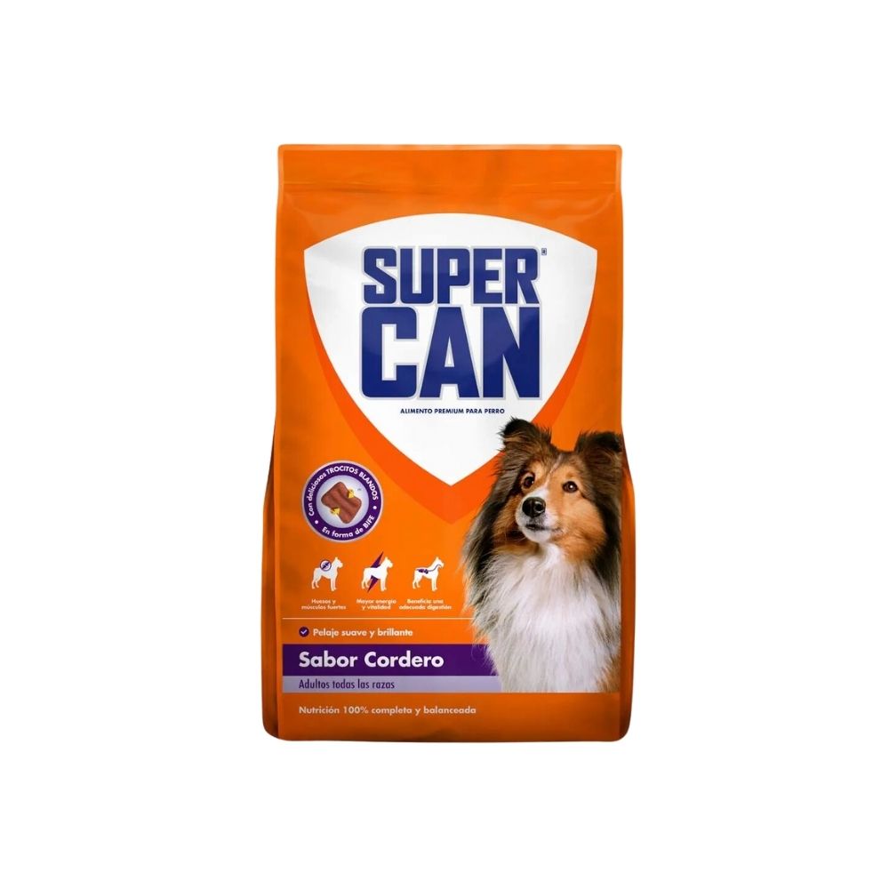 Comida Para Perros Supercan Raza Pequeña Adulto Carne 25kg