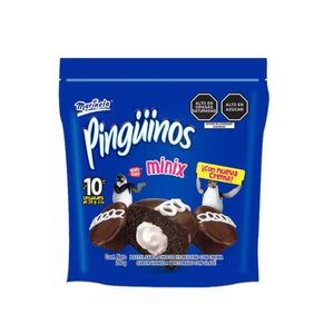 Pastel Pingüinos MARINELA Minix Chocolate Paquete 200gr