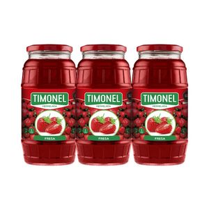 Mermelada TIMONEL Fresa Frasco 1Kg Pack 3u
