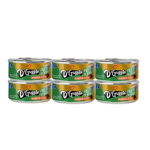 Filete de Atún D'GUSSTO en Aceite de Girasol Lata 140gr x6u
