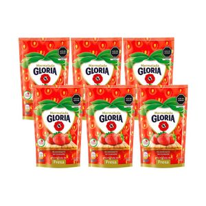 Mermelada GLORIA Fresa Doypack 700g x6u