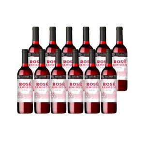 Vino Rosé TACAMA Semi Seco Botella 750ml x12u