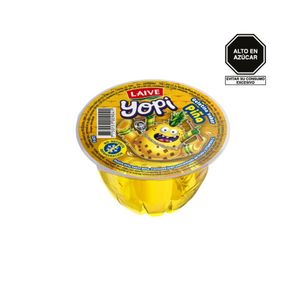 Gelatina Lista para Comer LAIVE Yopi Sabor Piña Vaso 120gr