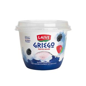 Yogurt Griego LAIVE Frutos Rojos Pote 500gr