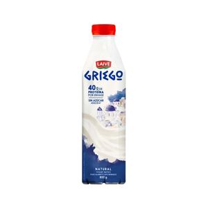 Yogurt Parcialmente Descremado Batido Griego LAIVE Original Botella 800gr