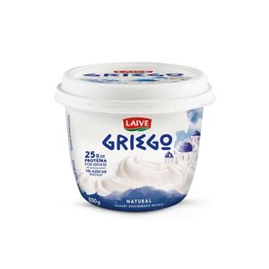 Yogurt Griego Parcialmente Descremado LAIVE Original Pote 500gr