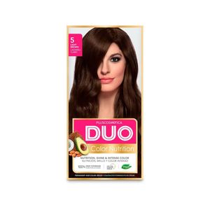 Tinte DUO COLOR NUTRITION # 5 Castaño Claro Kit