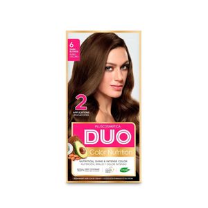 Tinte DUO COLOR NUTRITION # 6 Rubio Oscuro Kit