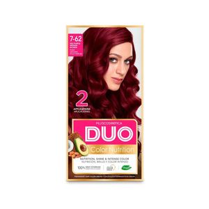 Tinte DUO COLOR NUTRITION # 7.62 Rubio Mediano Rojo Púrpura Kit