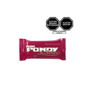Chocolate LA IBÉRICA Mini Fondy Barra 20gr