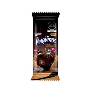 Pastelito Pinguinos MARINELA Triple Chocolate x80gr