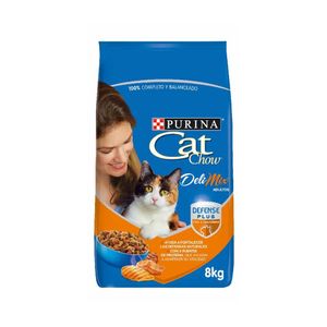Comida para Gatos CAT CHOW Adultos Deli Mix Defense Plus Bolsa 8K