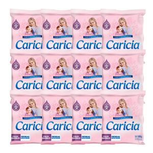 Detergente en Polvo CARICIA Ropa Delicada Bolsa 100g x12u