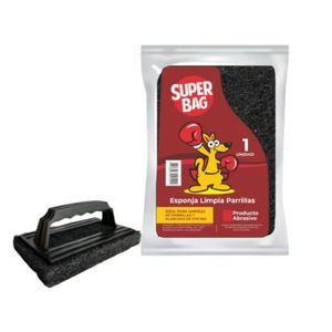 Escobilla Limpia Parrillas con Mango SUPER BAG