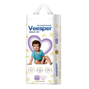 Pañales para Bebé VEESPER Premium Talla XL Paquete 46u