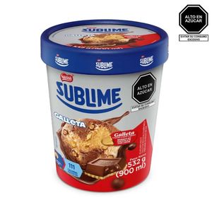 Helado de Galleta SUBLIME Pote 900ml
