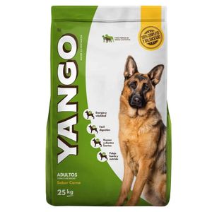 Alimento para Perros YANGO Adultos Sabor a Carne Bolsa 25Kg