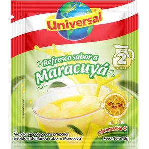 Refresco UNIVERSAL Sabor Maracuyá Sachet 15g