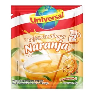Refresco UNIVERSAL Naranja Sobre 15gr