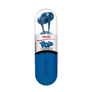 Audifonos MAXEL Pop Azul In-ear Manos Libres