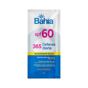 Bloqueador BAHIA 365 Defensa Diaria SPF 60 Sachet 10gr