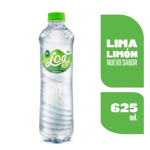 Agua Sin Gas LOA Sabor Limón Botella 625ml