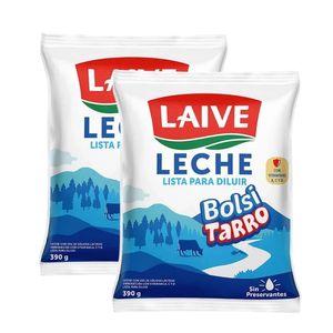 Leche LAIVE Bolsitarro Bolsa 390gr x2u