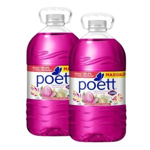 Limpiador POETT Flor Primavera Galonera 4.5Lt x2u