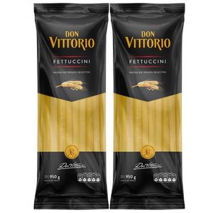 Fideo Fetuccini DON VITTORIO 950g Bolsa x2u