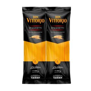 Fideos Spaghetti DON VITTORIO Bolsa 450g x2u