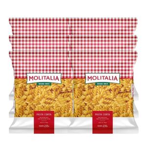 Fideo MOLITALIA Tornillo Chico Bolsa 235g x6u