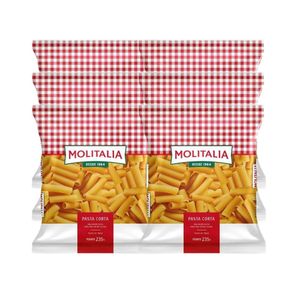 Fideo MOLITALIA Rigatoni Bolsa 235g x6u