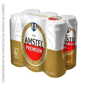 Sixpack Cerveza AMSTEL Premium Lata 310ml