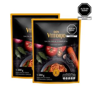 Salsa Roja DON VITTORIO Doypack 200g x2u